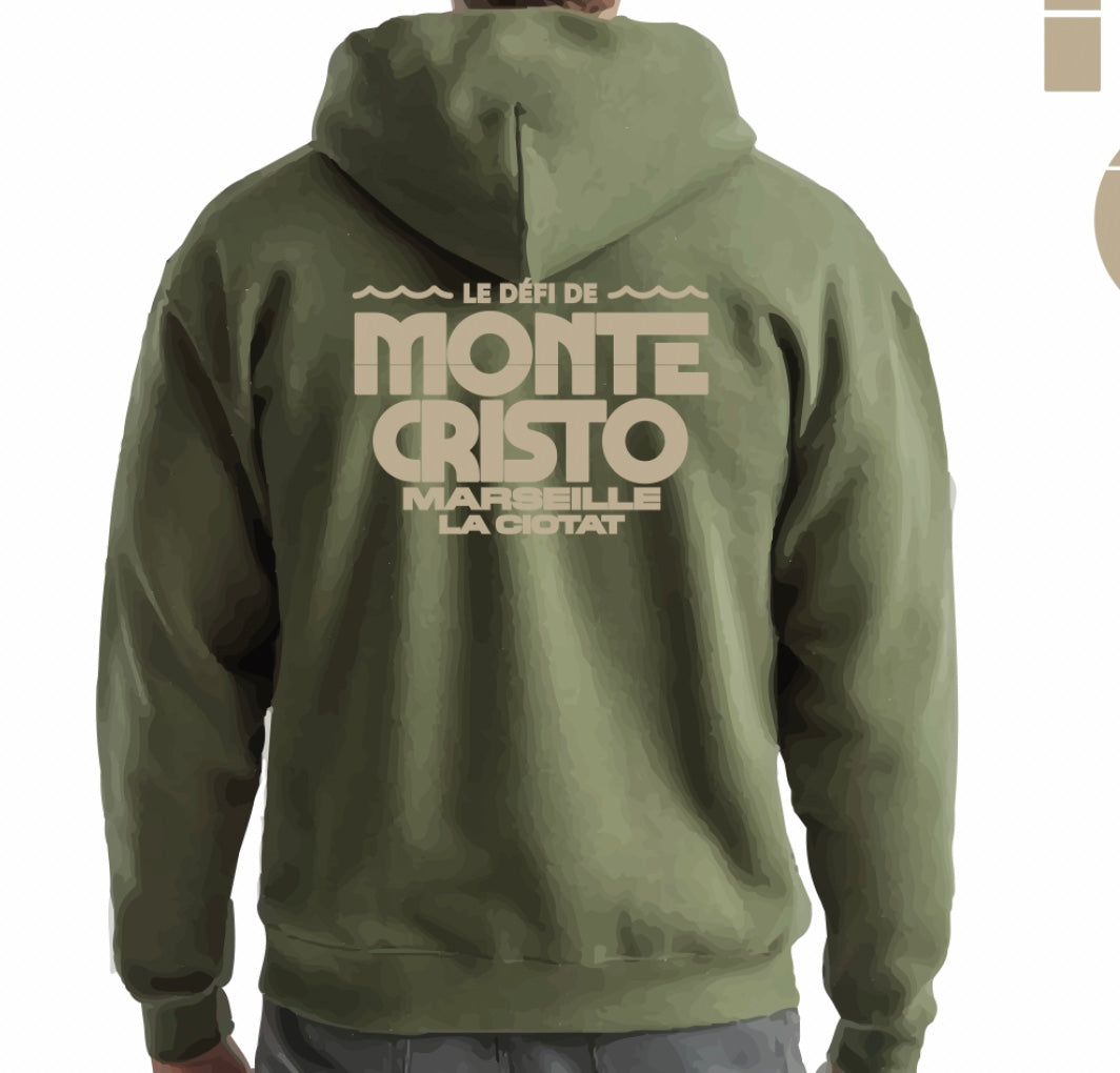 SWEAT CAPUCHE A ZIP ( PRE-COMMANDE RETRAIT SUR SITE LE JOUR DE LA MANIFESTATION)