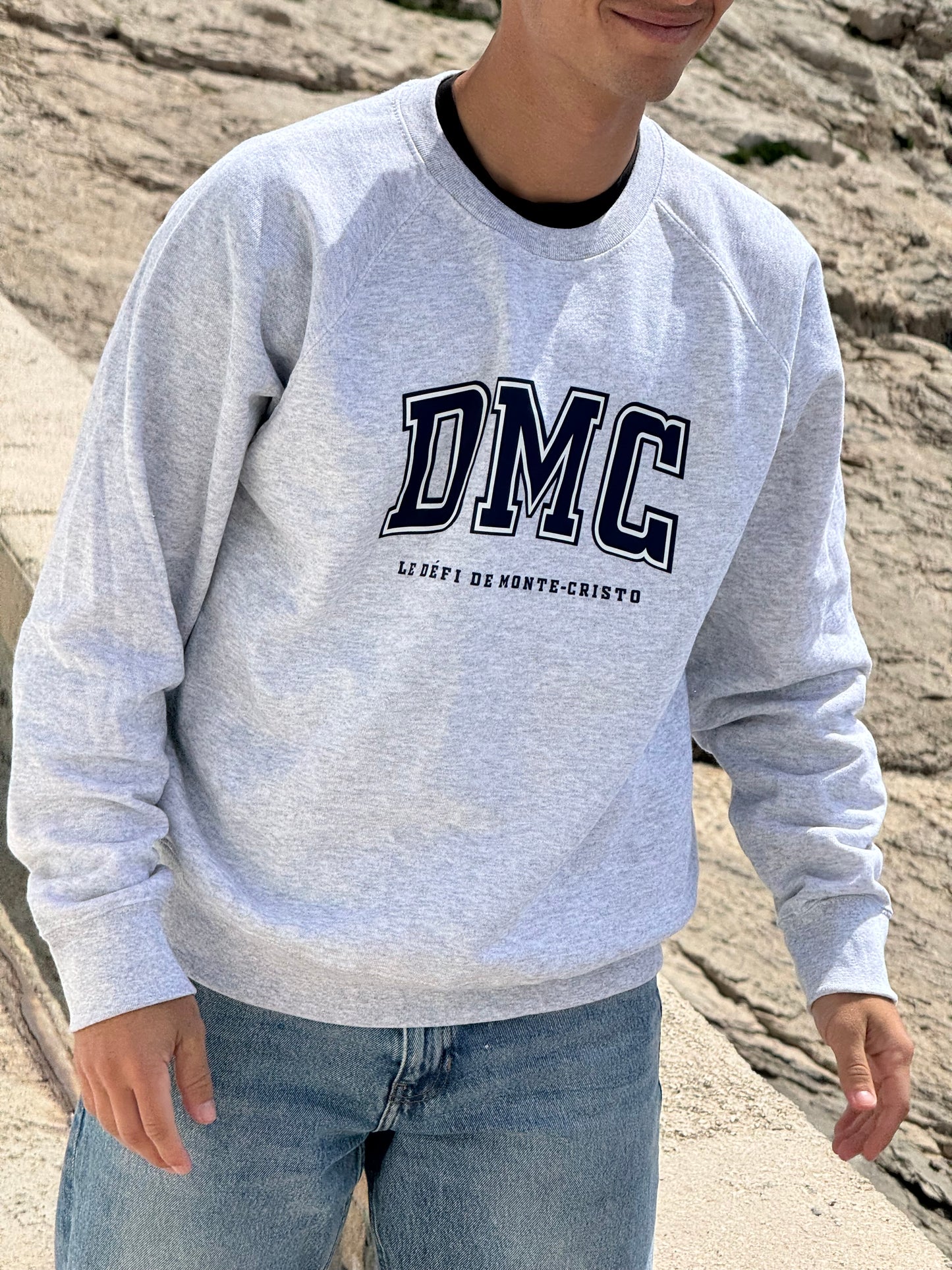 SWEAT GRIS COLLECTOR ( PRE-COMMANDE RETRAIT SUR SITE LE JOUR DE LA MANIFESTATION)